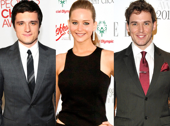 Josh Hutcherson, Jennifer Lawrence, Sam Clafin Josh Hutcherson, Jennifer Lawrence, Sam Clafin